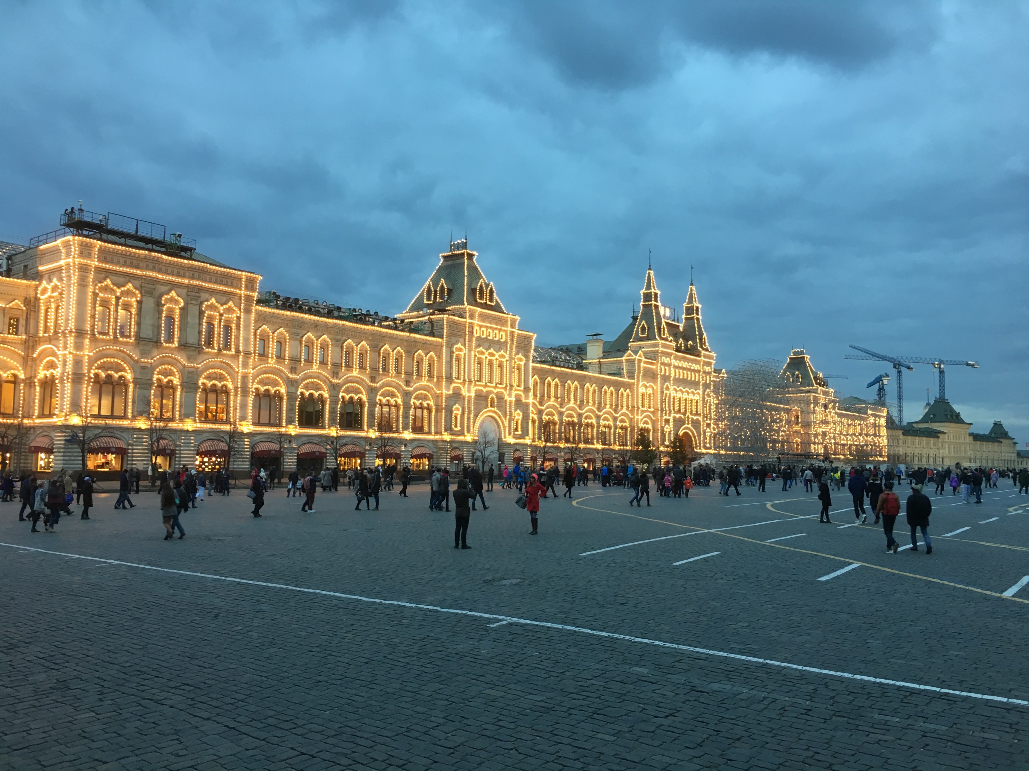 息子と歩いたモスクワ・赤の広場の衝撃