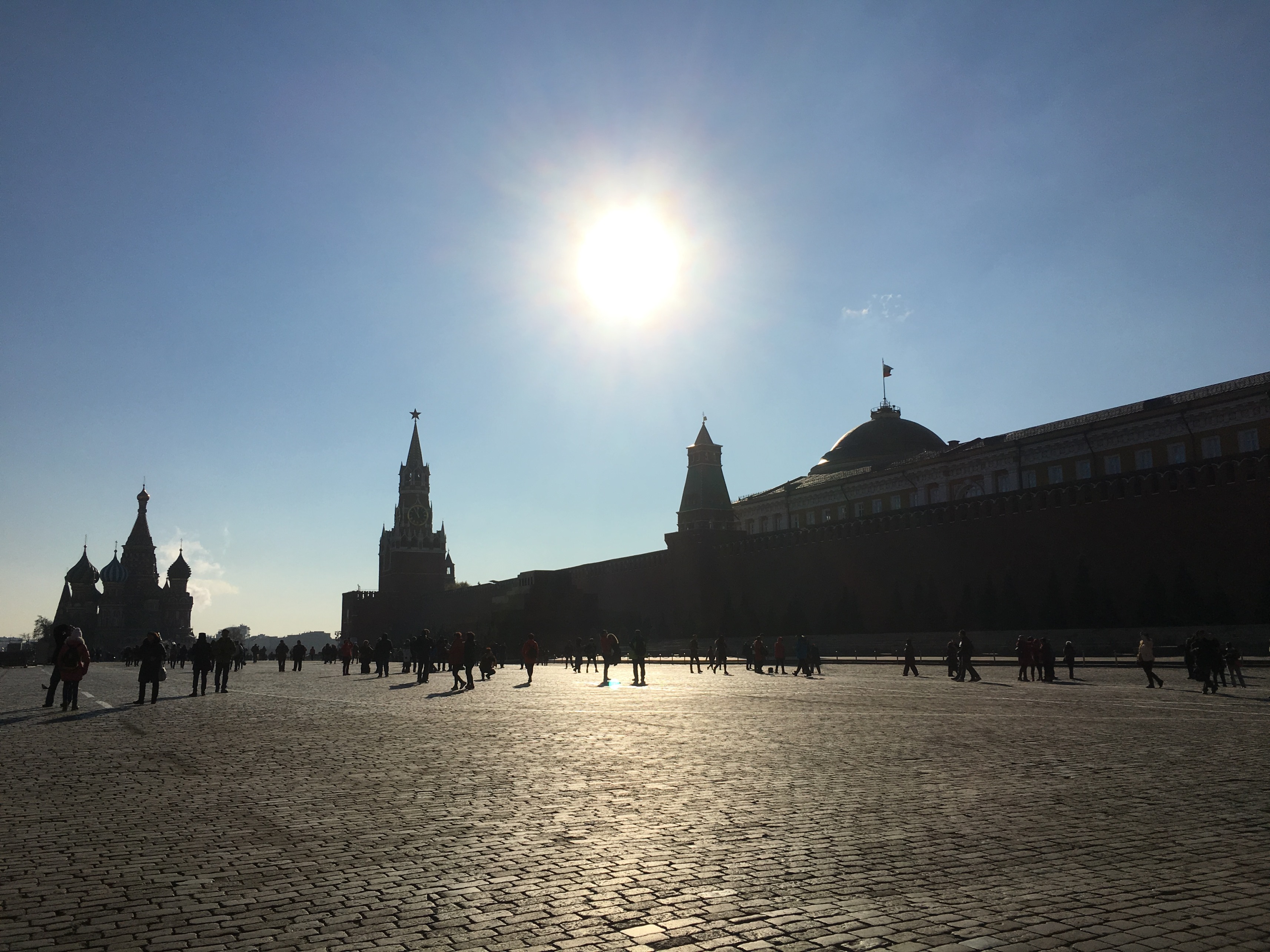 息子と歩いたモスクワ・赤の広場の衝撃