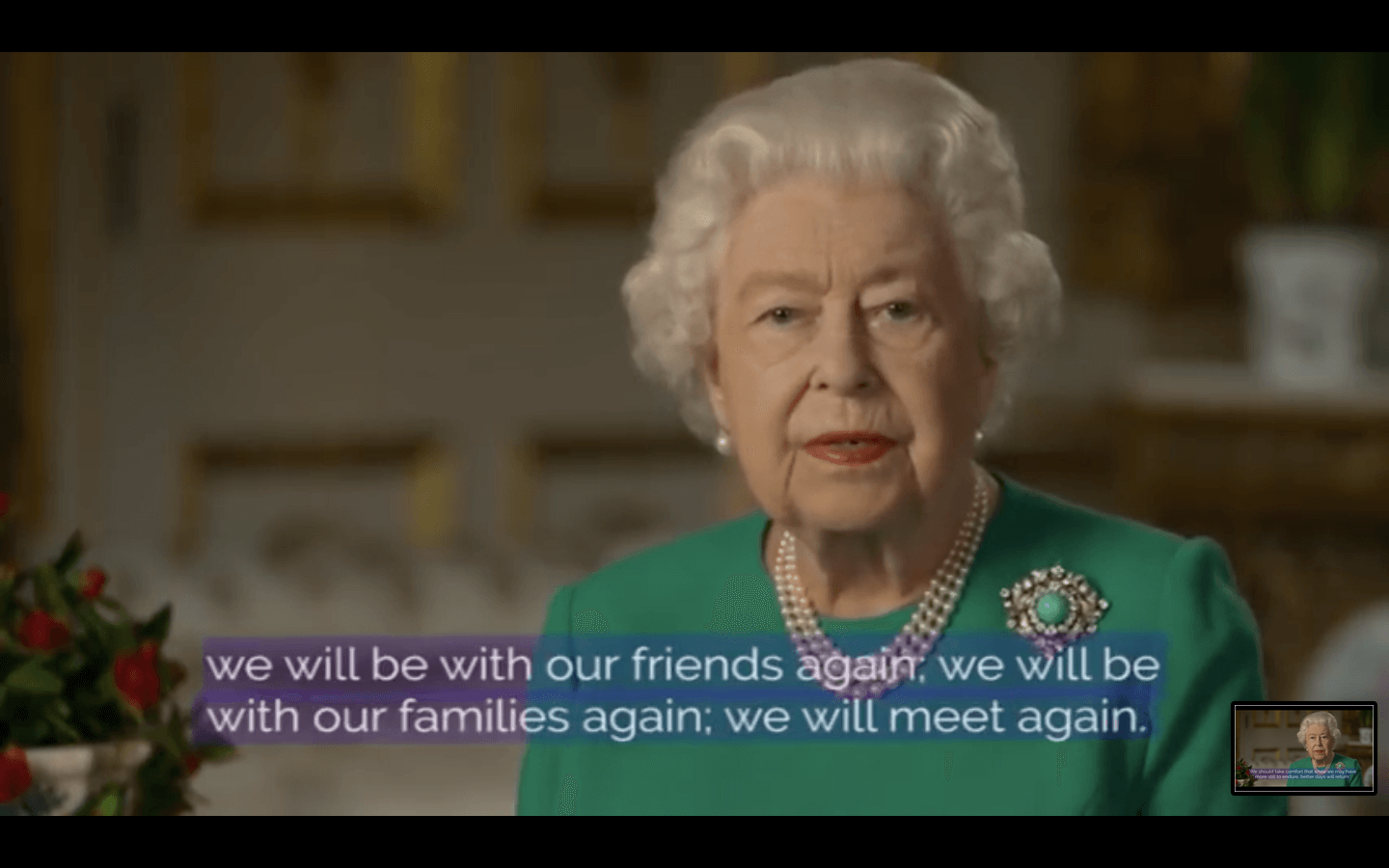 エリザベス女王のメッセージと復活祭
