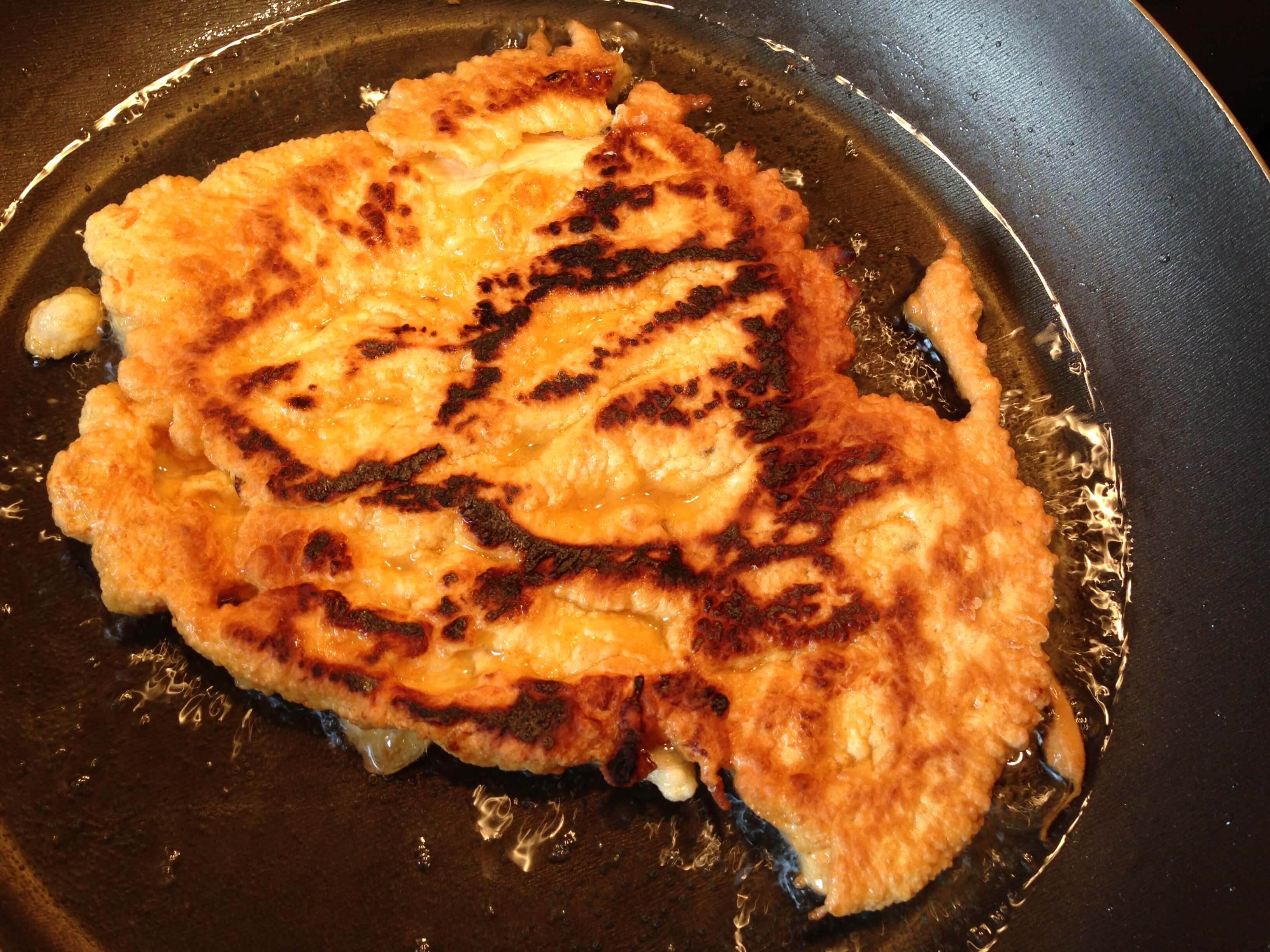 息子に教えた・料理教室「チキンピカタ風鶏南蛮。これは今夜の献立にべんりだよ～」　