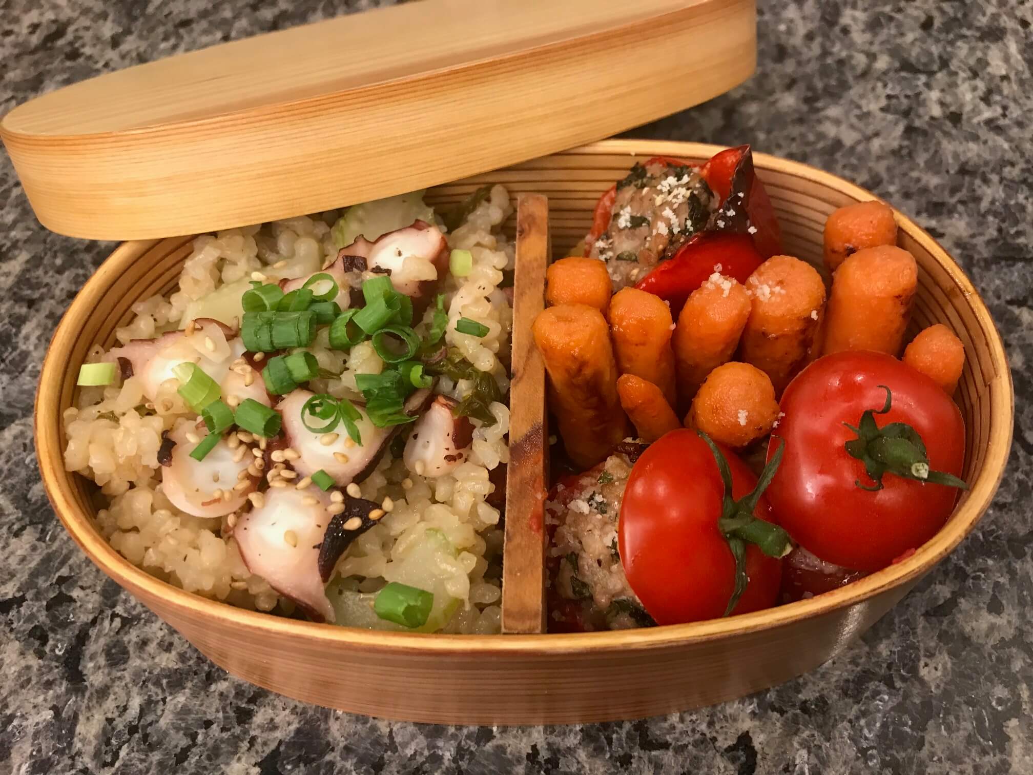 息子のための料理教室 トマトファルシとにんじんグラッセ Design Stories