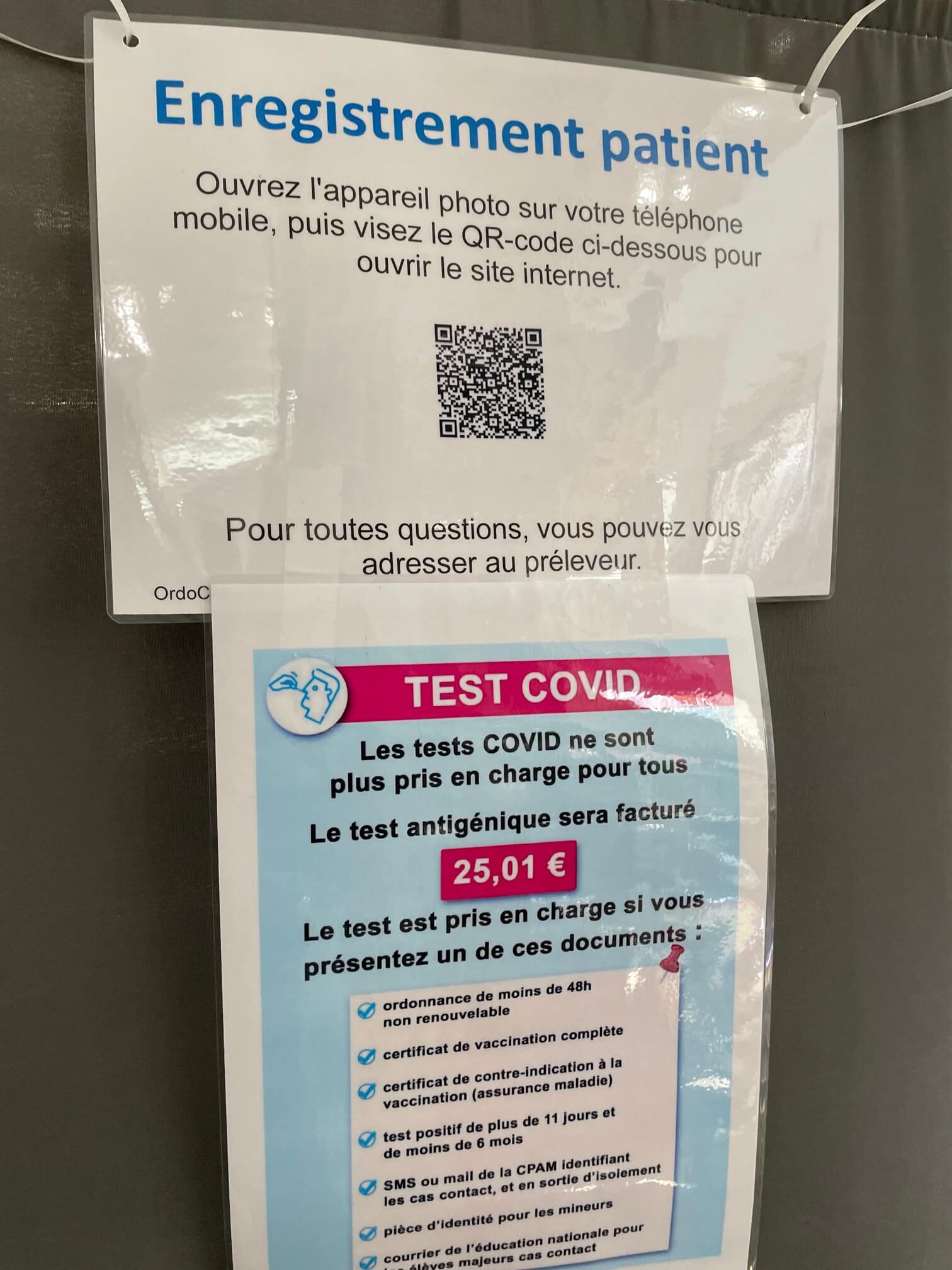 パリ最新情報「無料だったコロナ検査、10月15日より有料に！」