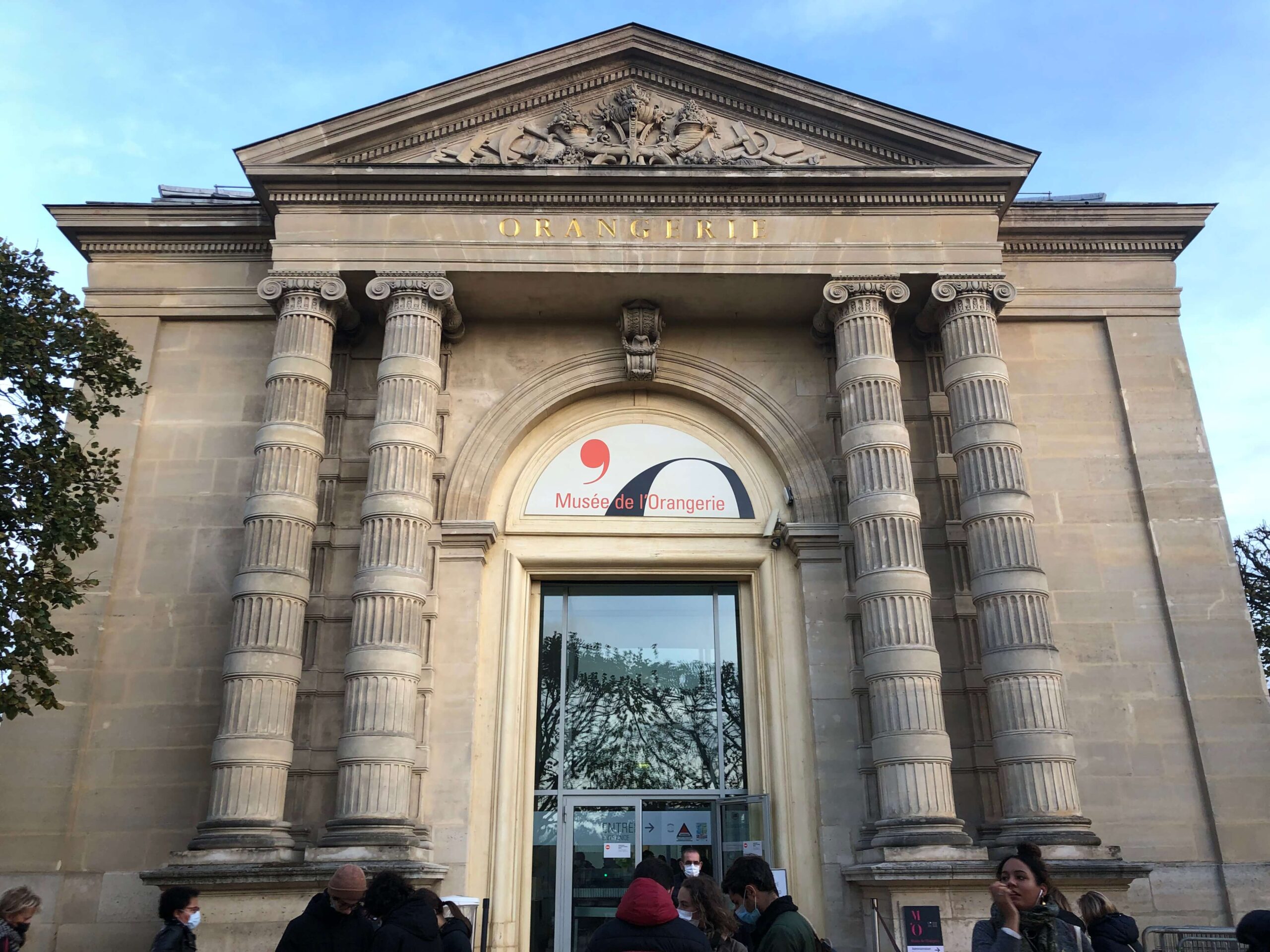 パリ最新情報「初冬のオランジュリー美術館」