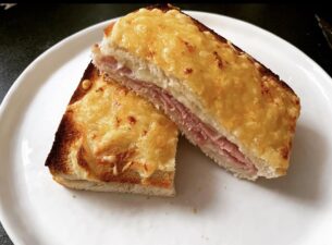 父ちゃんの料理教室「簡単クロック・ムッシュの作り方」