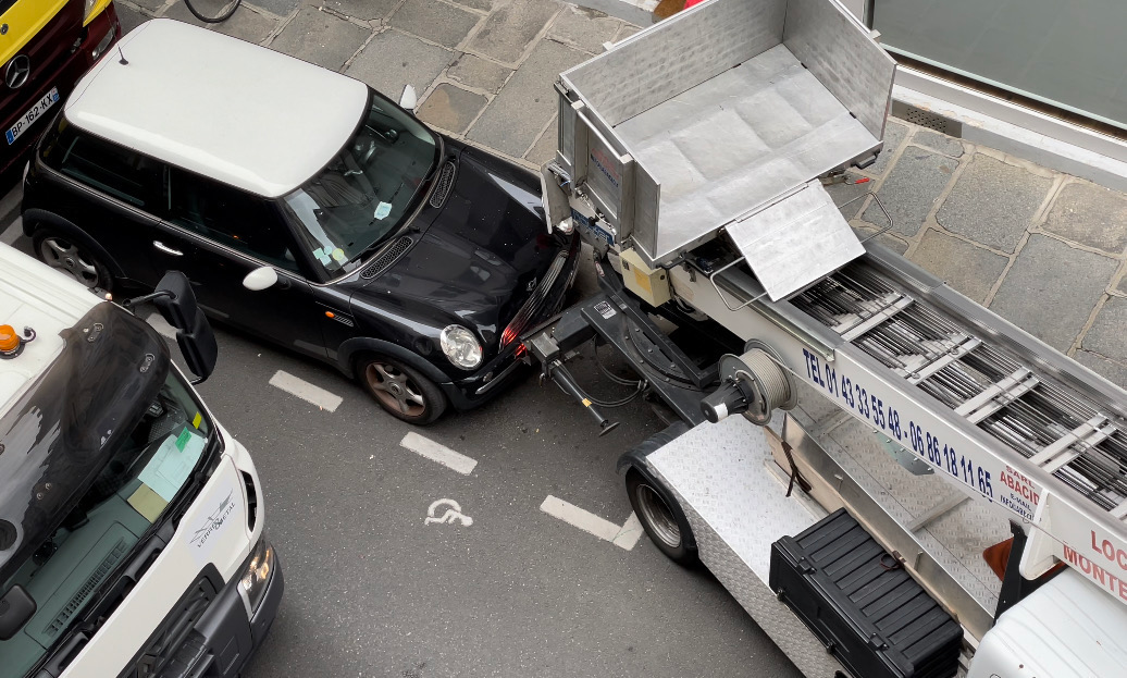 退屈日記「信じられない！フランスの引っ越し屋さんのスーパーテクニック！」