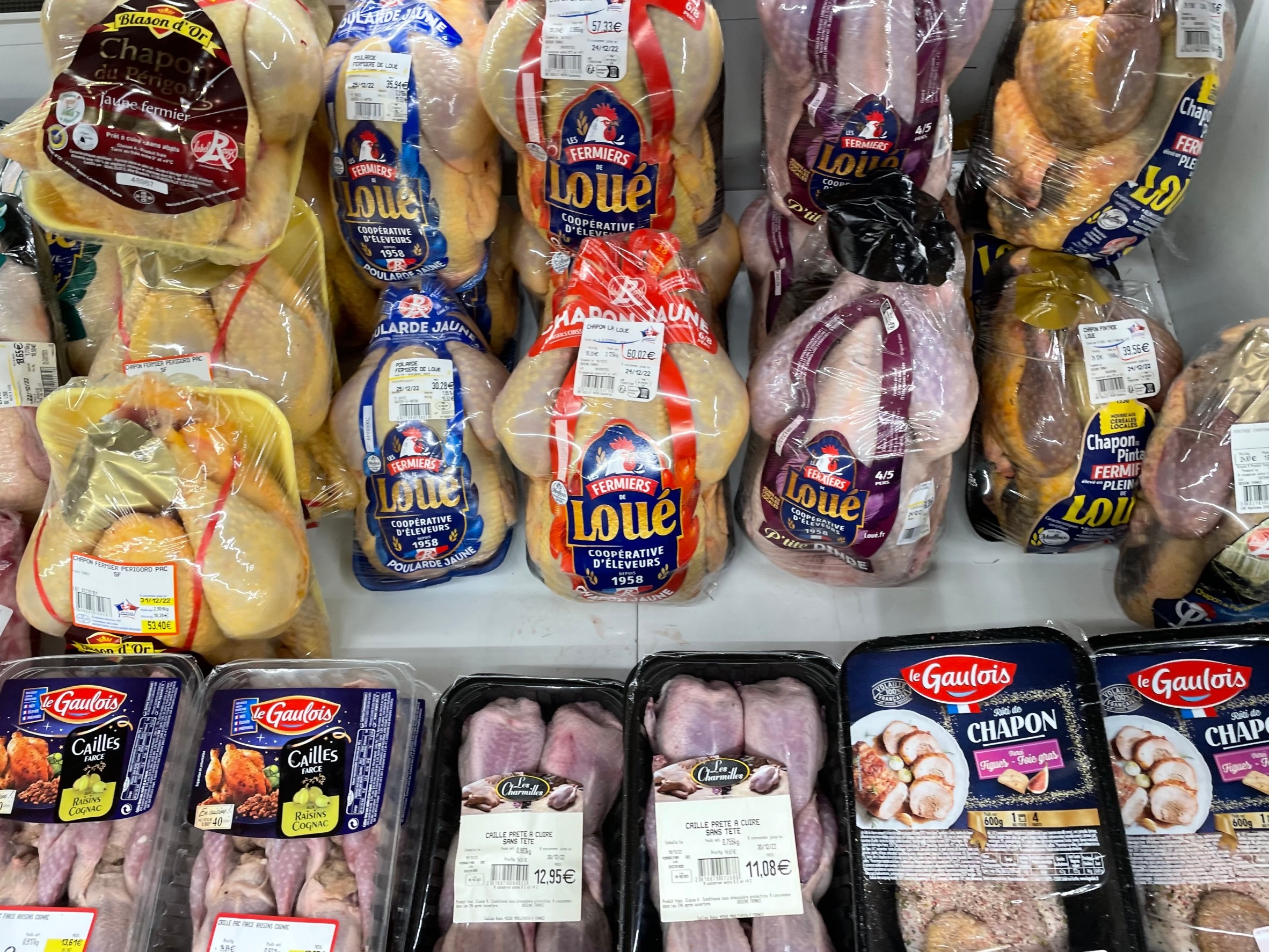 滞仏日記「ご覧あれ、スーパーのクリスマス食品の充実ぶりが素晴らしい！」