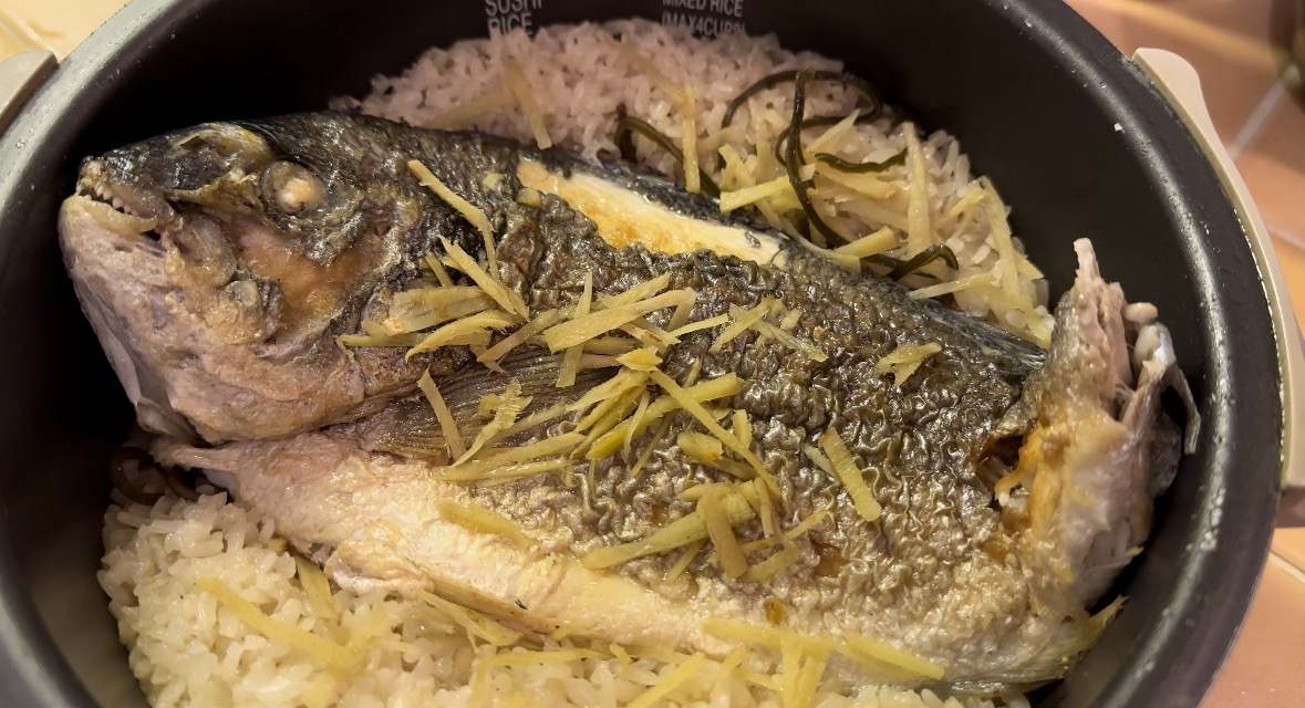 息子のための料理教室・日記「炊飯器で作る鯛めしを息子に教えるの巻」