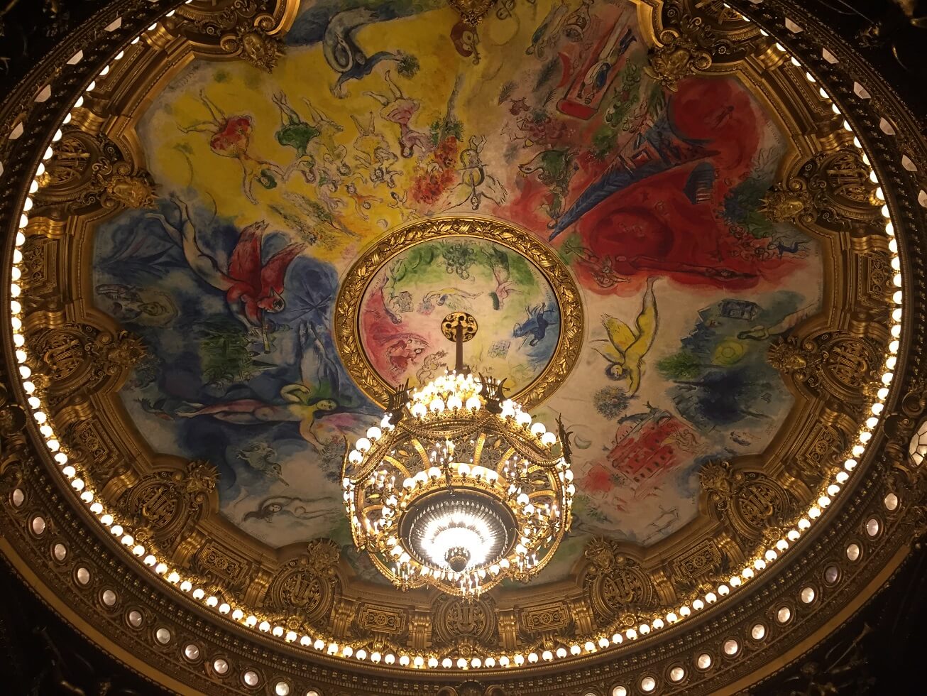 パリ最新情報「パリ・オペラ座、シャガールの天井画が取り外しの危機に。隠された絵画が再び蘇る？」