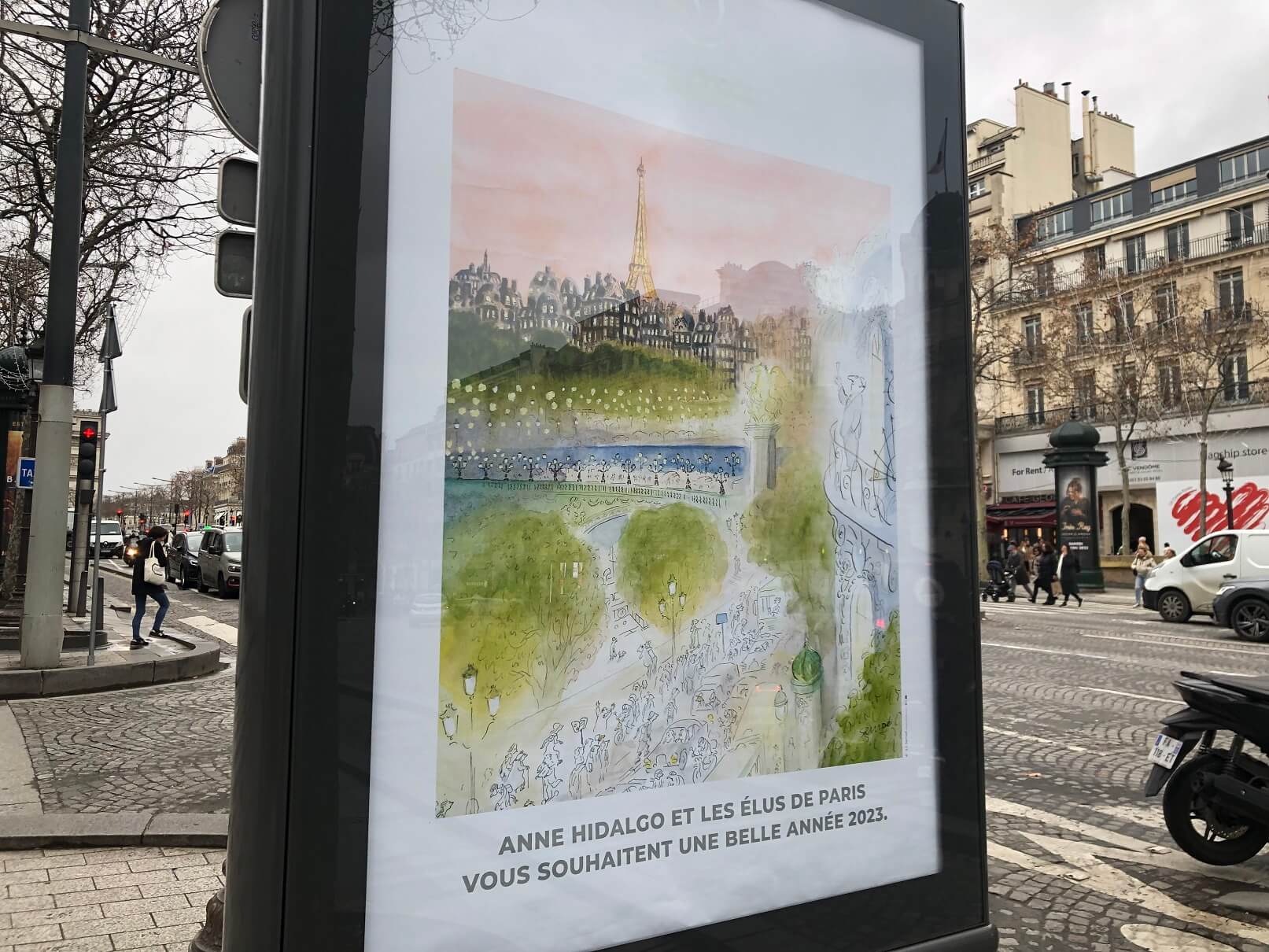 いにしえの意志を受け継ぐ、パリの可愛い看板