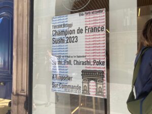 パリ最新情報「フランスの寿司チャンピオンが作る、フランス式SUSHI」
