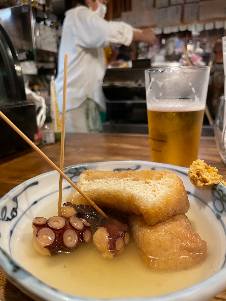 滞日日記「ちくわぶ男こと義和ディレクターらパリごはんチームがおでん屋に集結！」