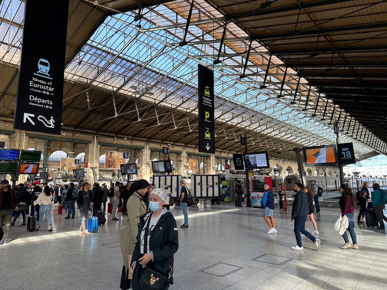 滞英日記「パリ北駅から、ロンドン・セントパンクラス駅へのユーロスター旅」