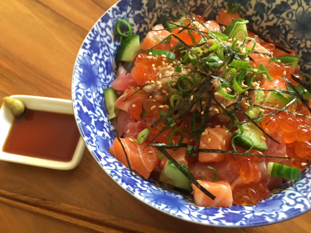 毎日が勝負飯、「マグロの漬け丼」