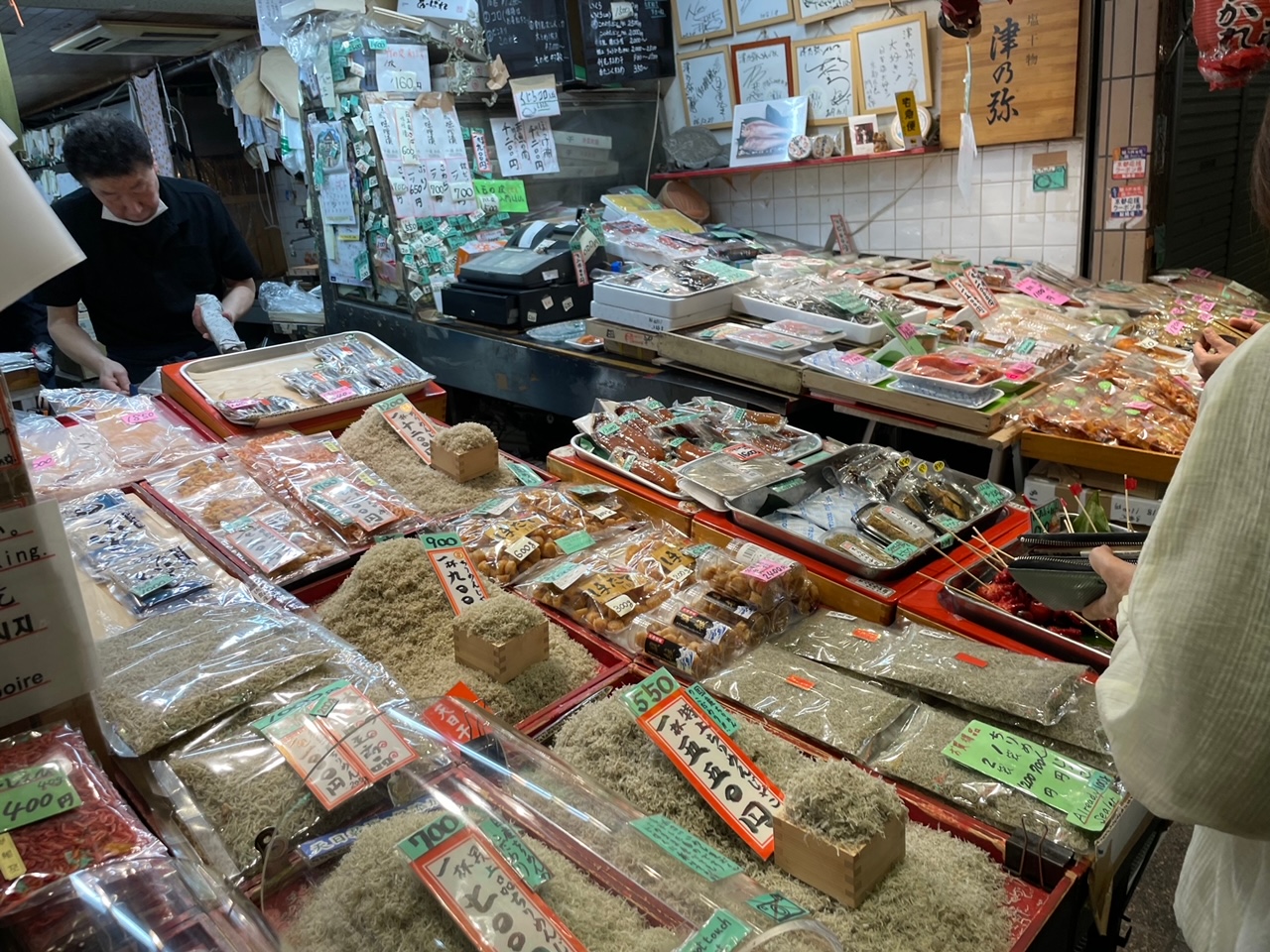 滞日日記「日本を満喫する父ちゃん、京都の錦通りで食材物色！！！」