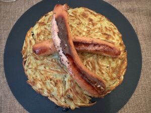 滞仏超簡単美味しい料理日記「安価で、簡単で、ご馳走になる、ポテト～のガレット！」