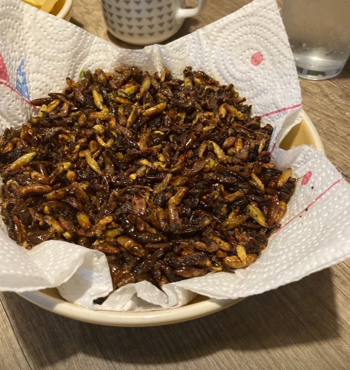 息子くんらに、明太子パスタと、バスク風イカゴロ煮を作ってあげた