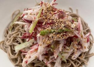 毎日が勝負飯、「ラディッシュ蕎麦」