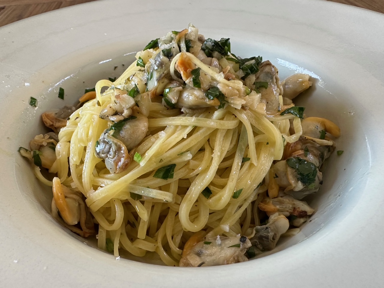 冷凍食材のあさりやそら豆を最大限に生かした新鮮パスタ！