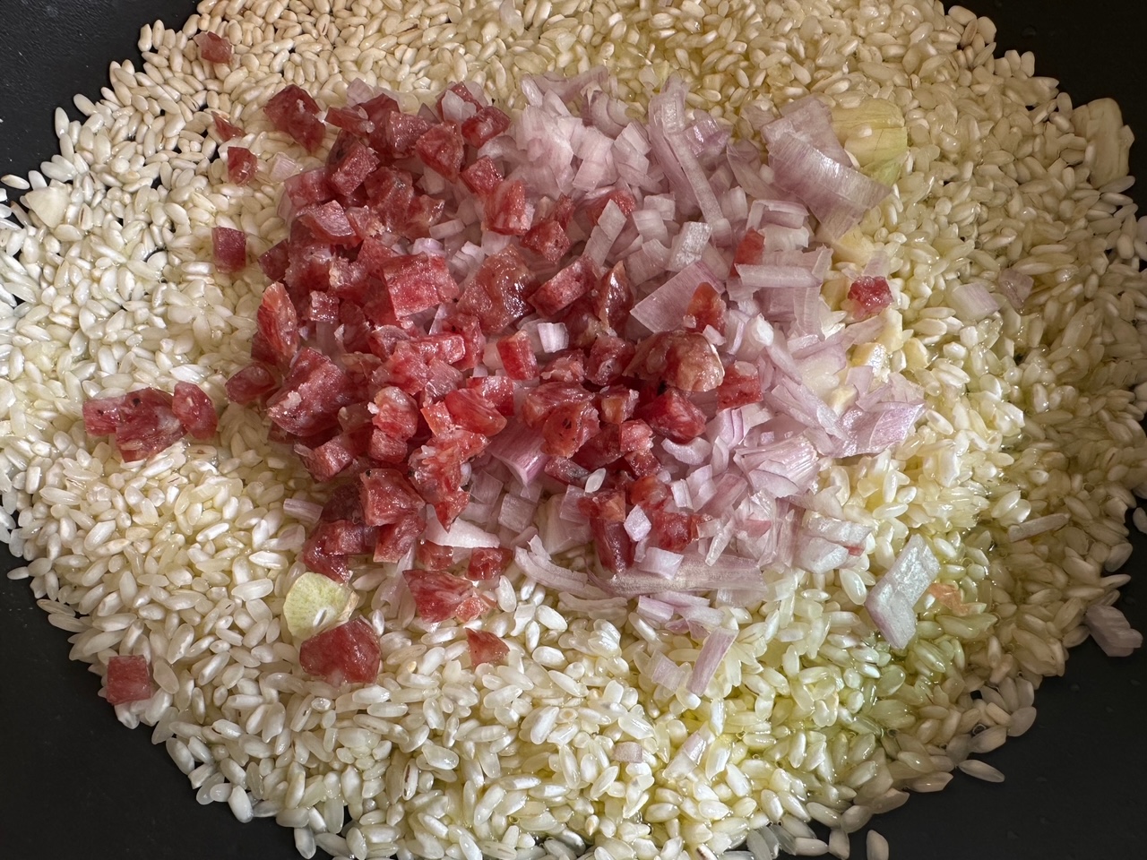 赤ワインで作るリゾットがうまい！　