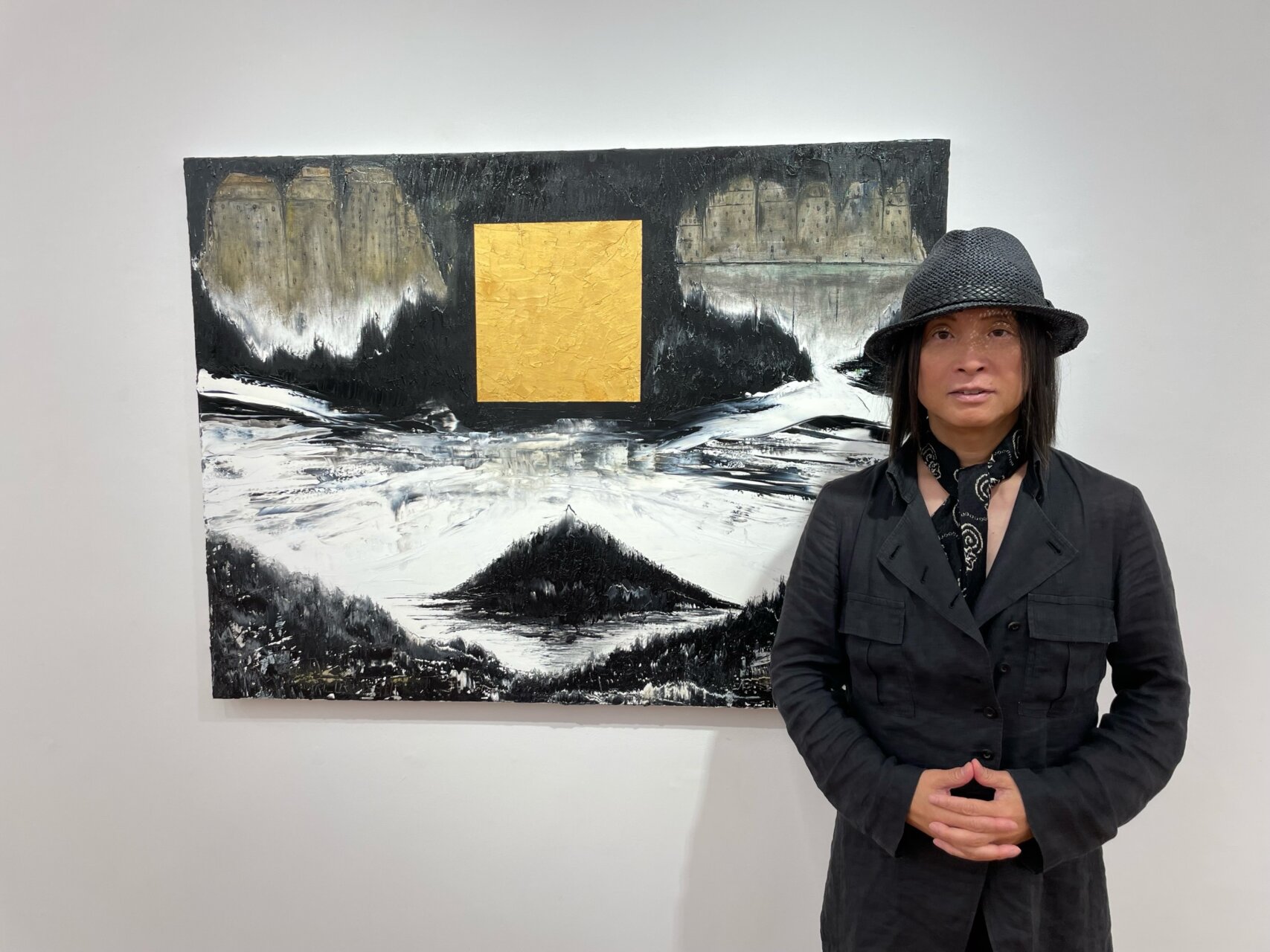 個展、中間報告。父ちゃんからの感謝状。