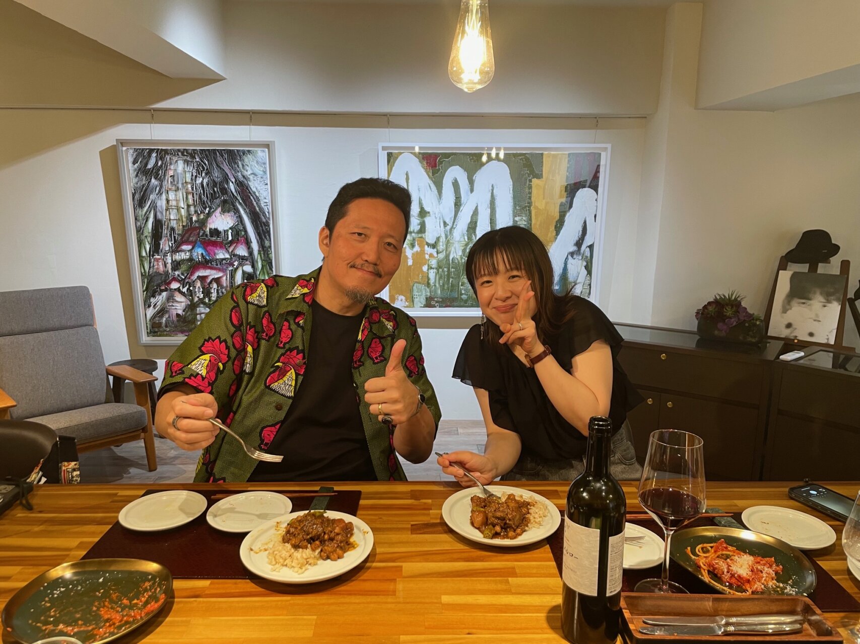 日本滞在中にぼくがギャラリーTで作りに作ったうまい味。