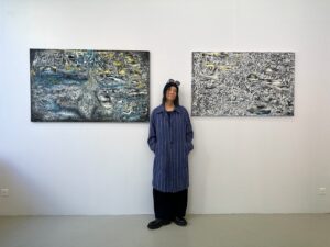 父ちゃんパリ個展日記（オープン前夜）