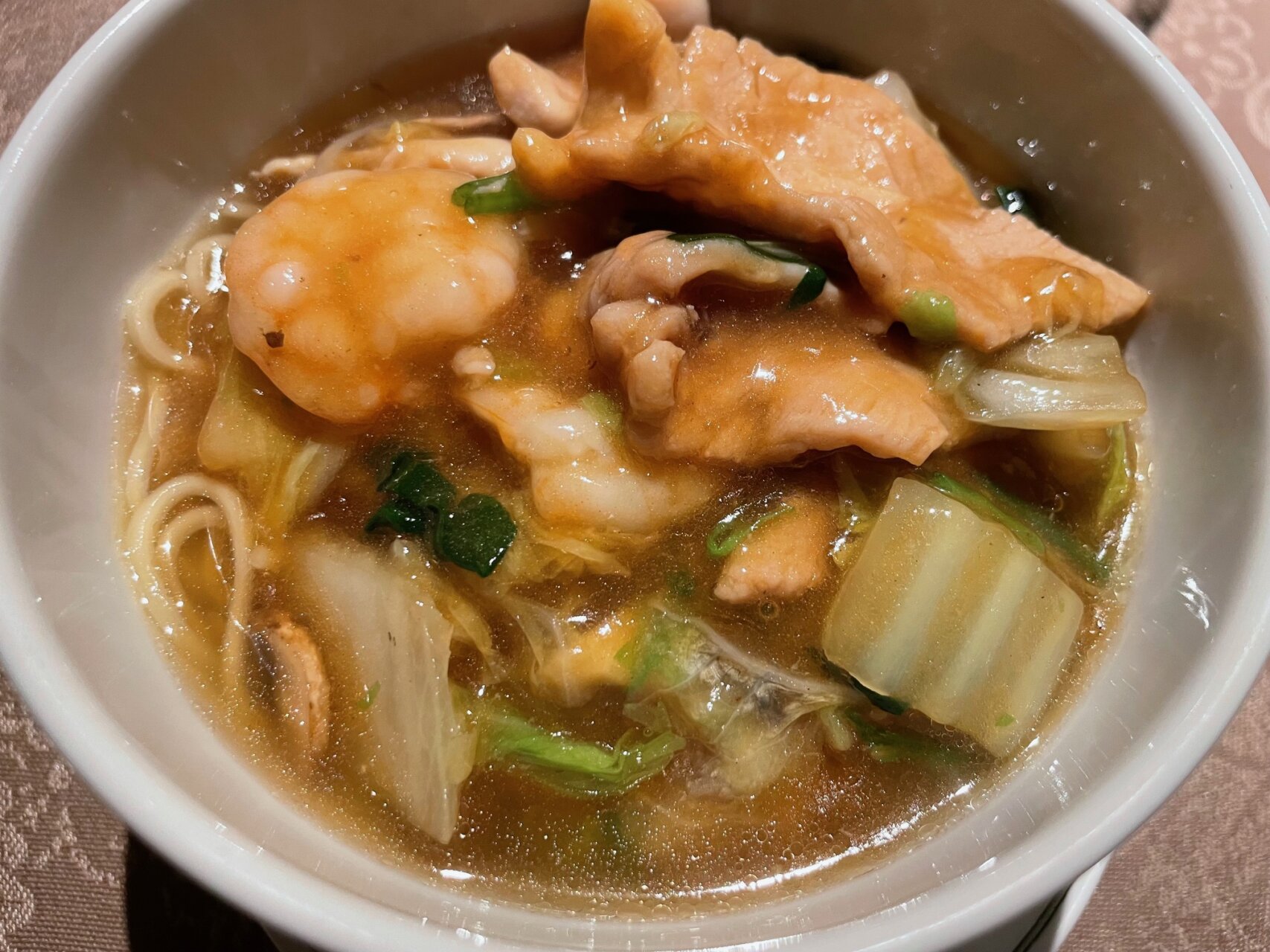 何食べているの～、父ちゃんの日本飯！