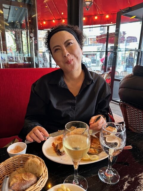 何食べているの～、父ちゃんのパリ飯（豚汁うどん）