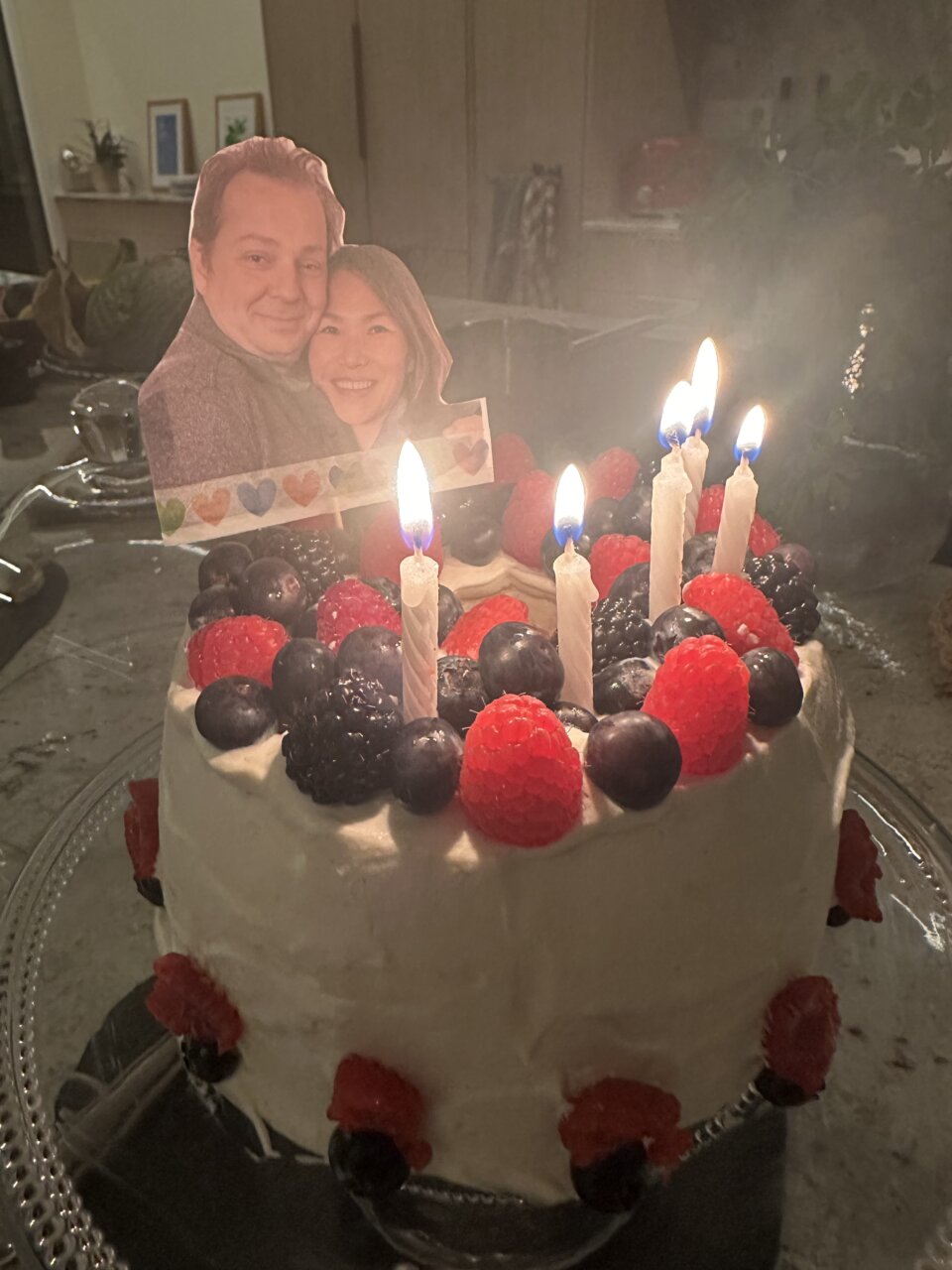 フランス田舎暮らし日記、チャールズの50歳の誕生日に。