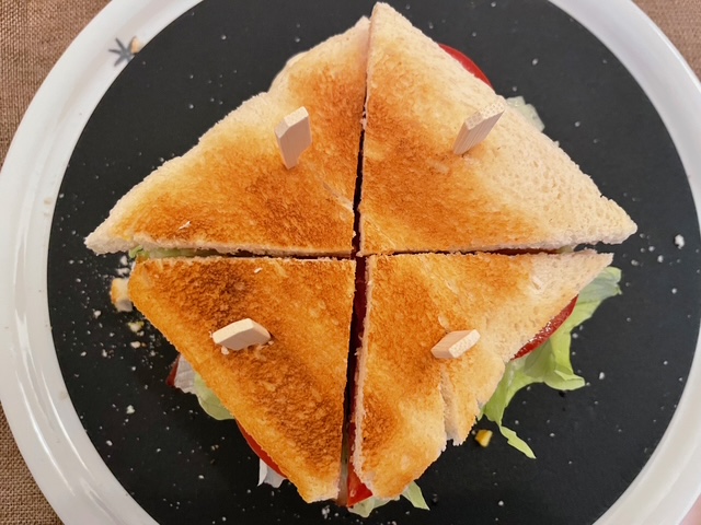 今日の献立、クラブハウスサンド