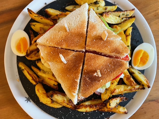 今日の献立、クラブハウスサンド