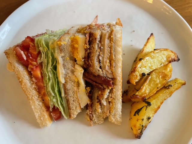 今日の献立、クラブハウスサンド