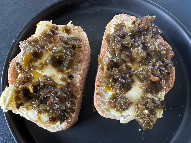 今日の献立、アペロのつまみに最高な海草バター