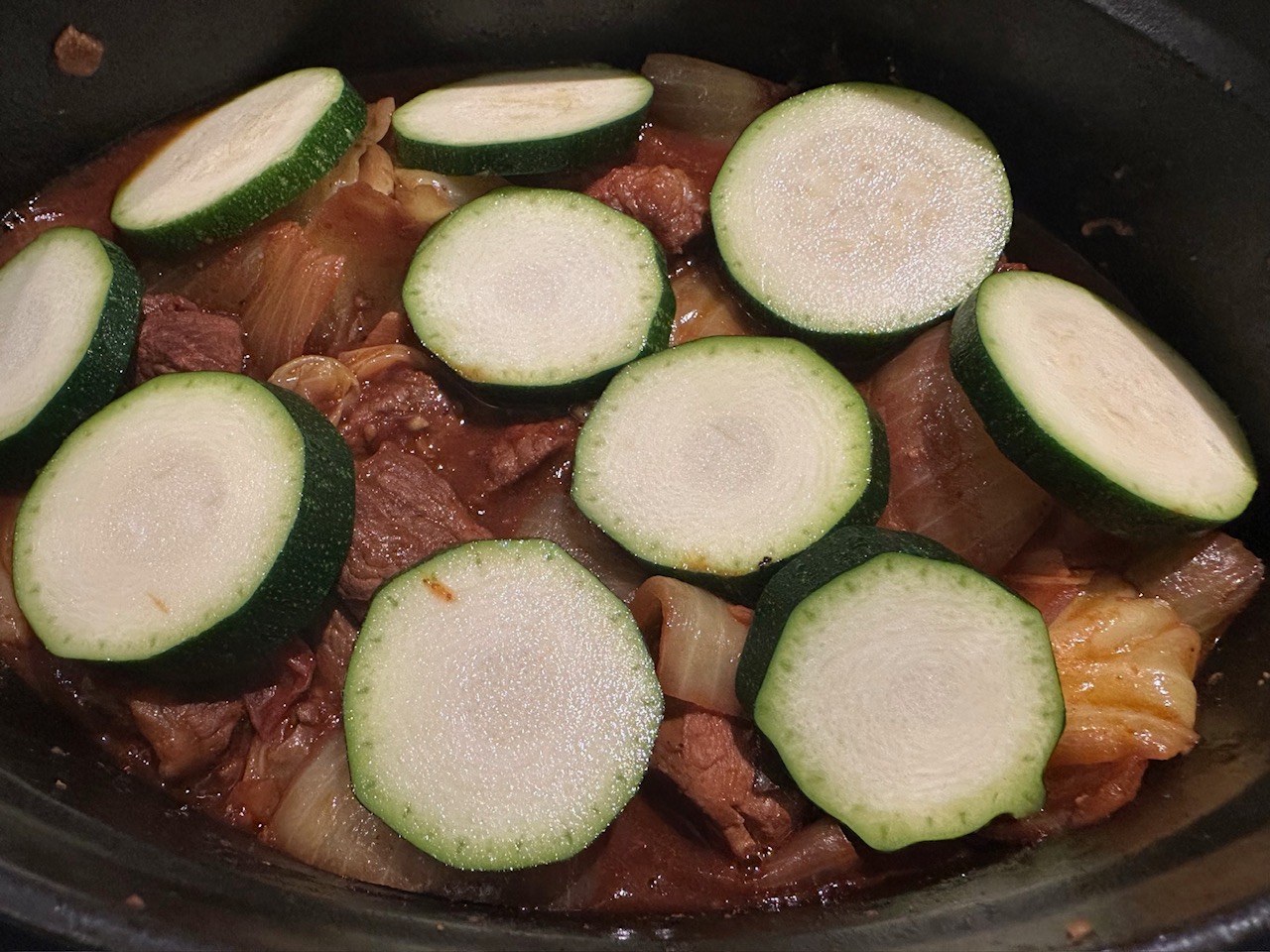 今日の献立、トルコ風カレー