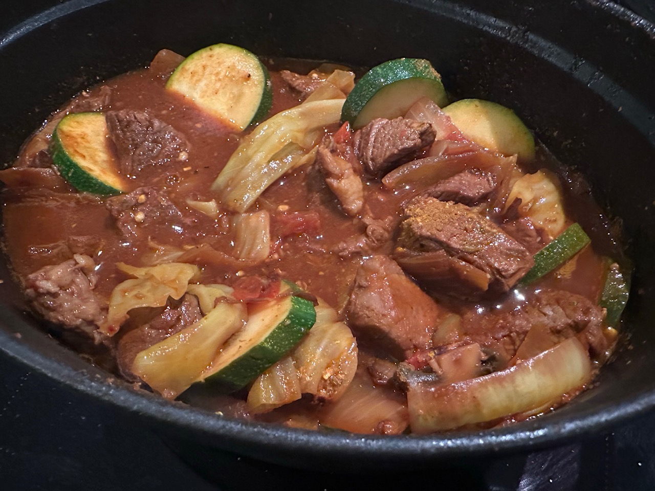 今日の献立、トルコ風カレー