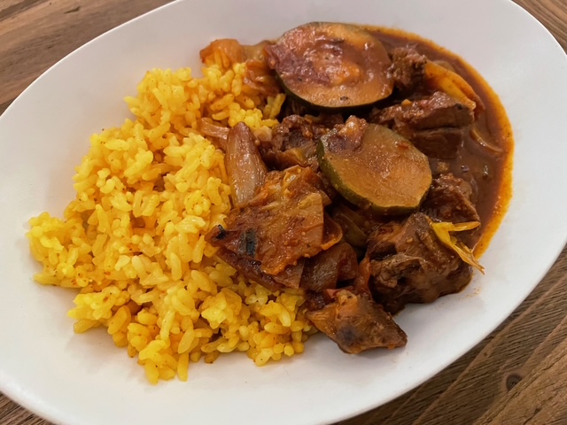 今日の献立、トルコ風カレー