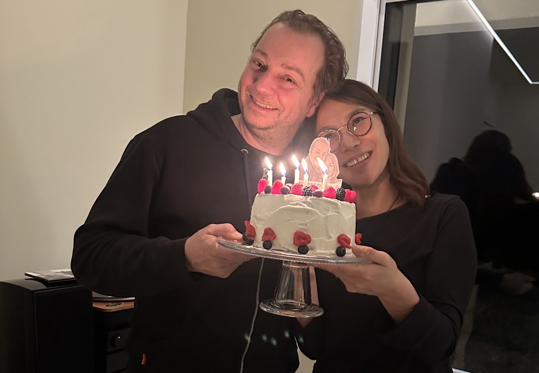 フランス田舎暮らし日記、チャールズの50歳の誕生日に。