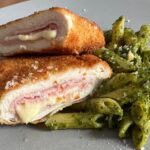 今日の献立、バジルのパスタ