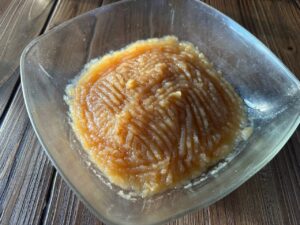 毎日が勝負飯、お隣の９０歳のおじいちゃん手作りのコンポート