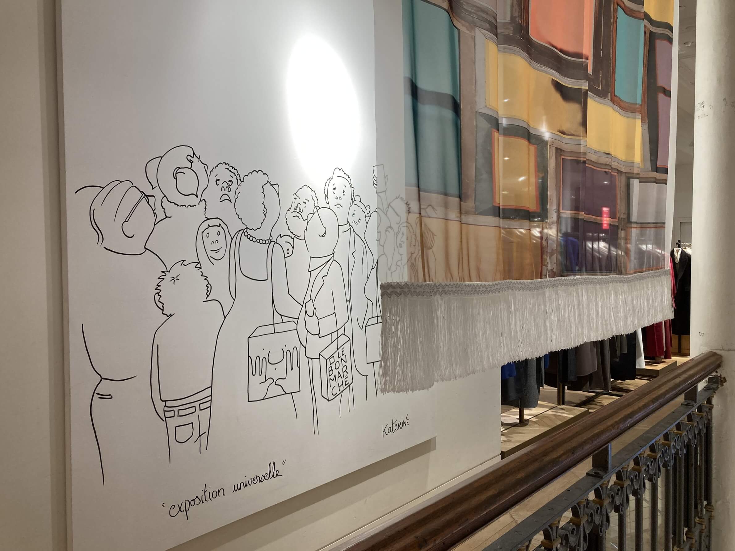 パリ・アート情報「パリの１月恒例アートイベント、スタート！ル・ボンマルシェ「Mois du Blanc」」