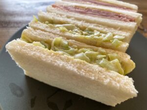 今日の献立、キューカンバーサンド