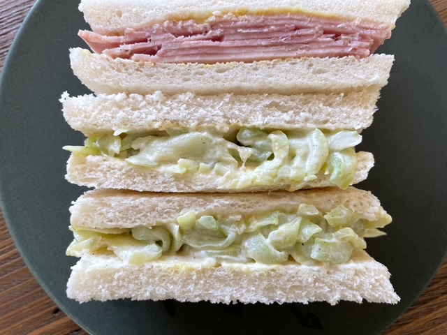 今日の献立、キューカンバーサンド