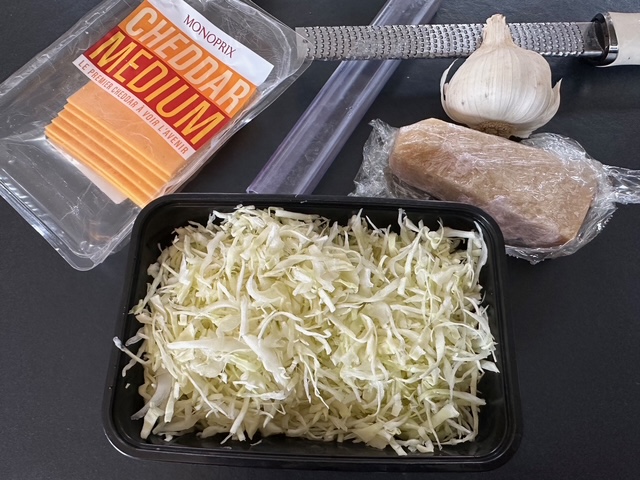 毎日が勝負飯、これ最高、キャベツ餅、笑