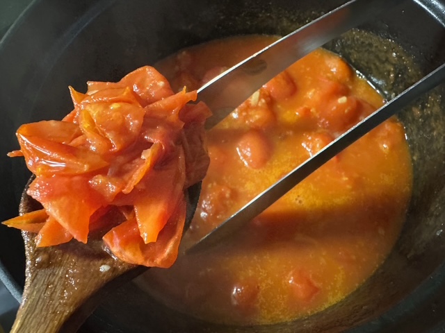 毎日が勝負飯、トマトオンリーパスタ