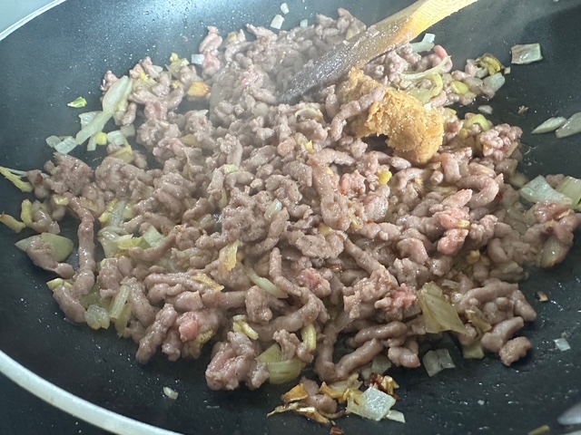 毎日が勝負飯、「牛豚合挽肉ラグー極上パスタ」