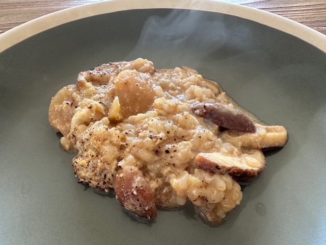 毎日が勝負飯、「鍋をした翌日のリゾット」