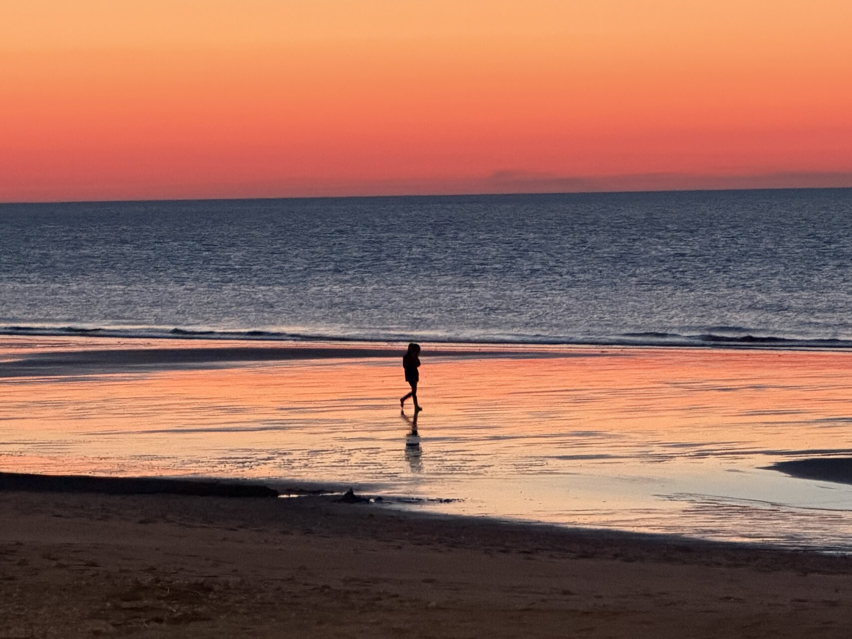 ノルマンディの夕陽
