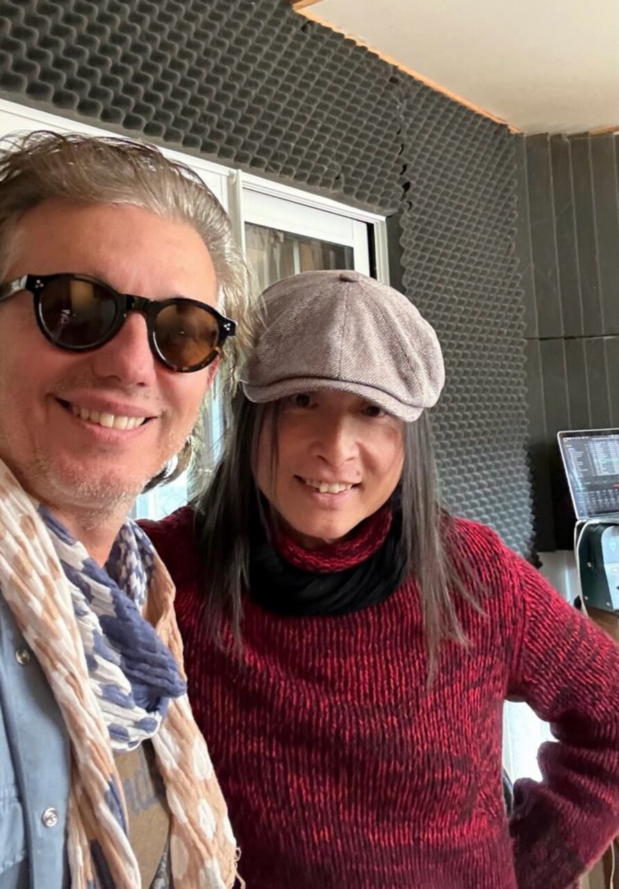 フランスバンドのレコーディングで歌ってきたよ