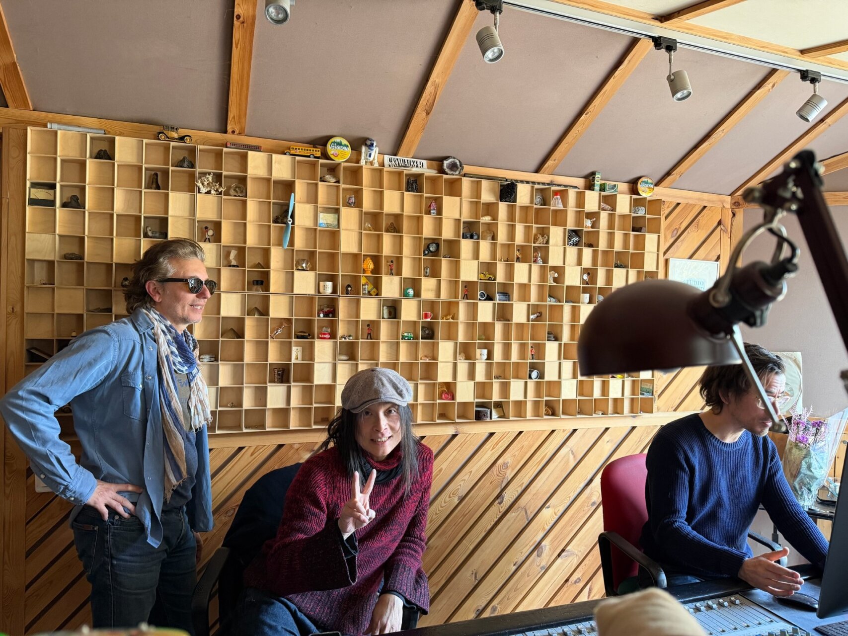 フランスバンドのレコーディングで歌ってきたよ