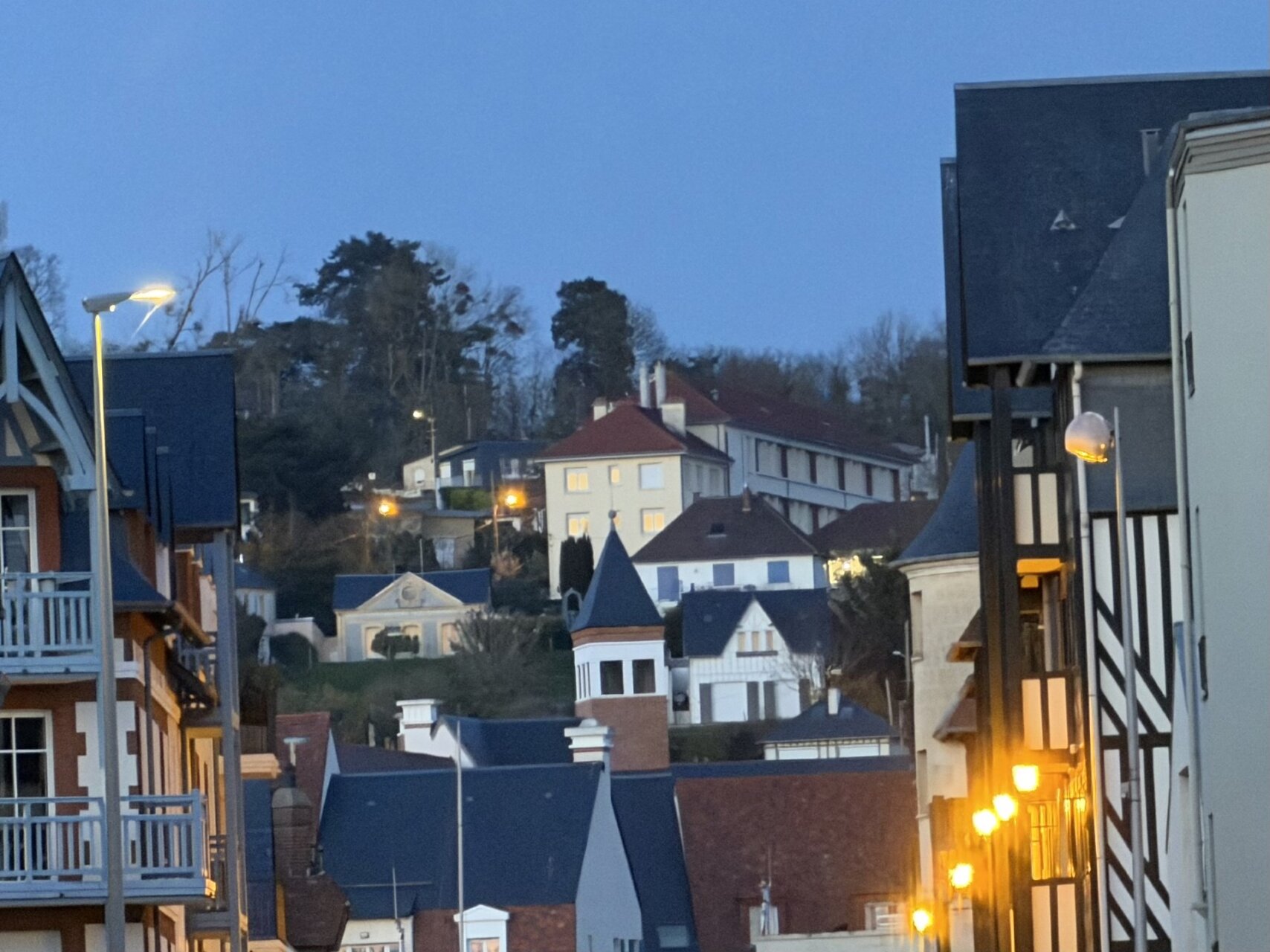 ノルマンディの夕陽